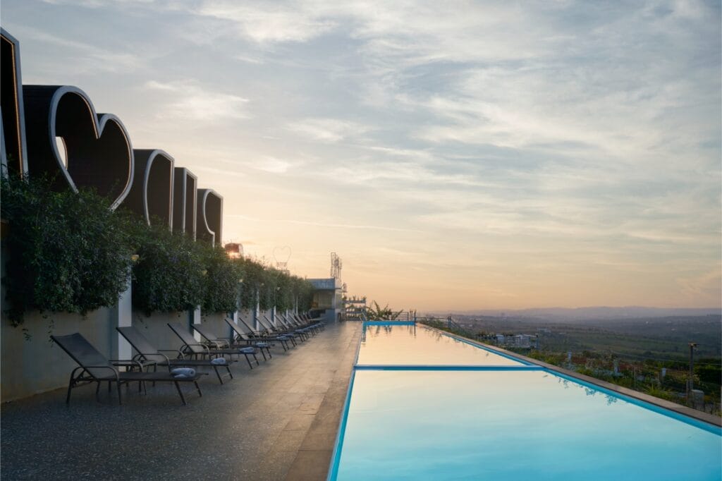 Pool Evening View
